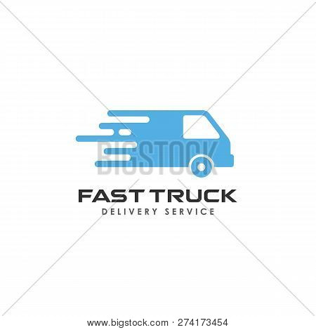 Fast Delivery Services Logo Design. Courier Logo Design Template Icon Vector