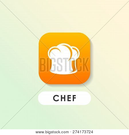 Cook S Hat Vector Icon. Chef Logo Design Template Icon
