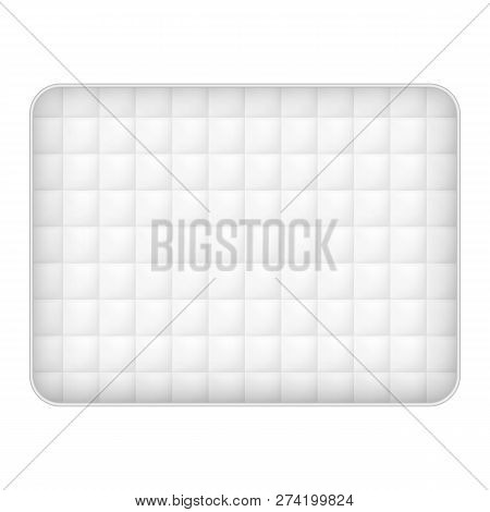 Soft Mattress Icon. Realistic Illustration Of Soft Mattress Vector Icon For Web Design