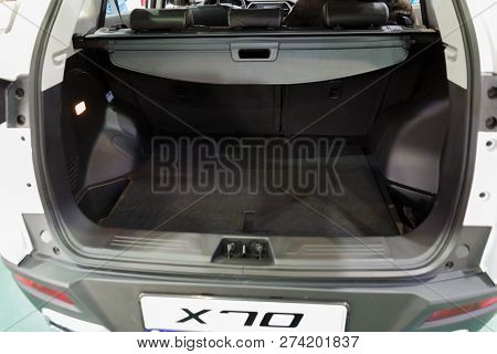 Novokuznetsk. Russia. 18.04.2018. Presentation Of Chinese Car Lifan X70