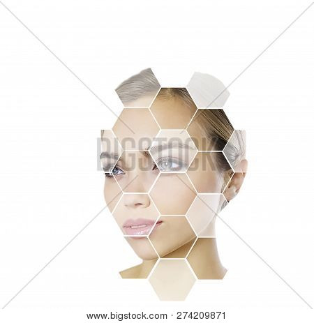 Beautiful Girl Natural  Concept, Rejuvenation Cell  Wellness