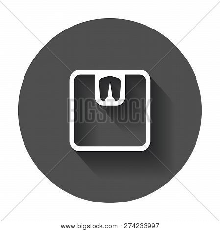 Bathroom Scale Weigher Vector Icon. Weigher, Balance Sign Illust
