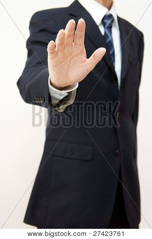 Forretningsmænd til at begrænse.