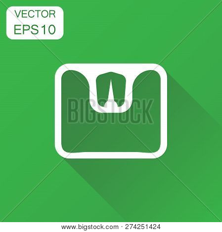 Bathroom Scale Weigher Icon. Business Concept Weigher, Balance S