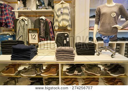 ROME, ITALY - CIRCA NOVEMBER, 2017: interior shot of Alcott store in Rome. 