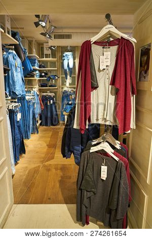 ROME, ITALY - CIRCA NOVEMBER, 2017: interior shot of Alcott store in Rome. 