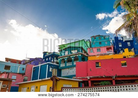 La Perla District In Old San Juan At Sunrise