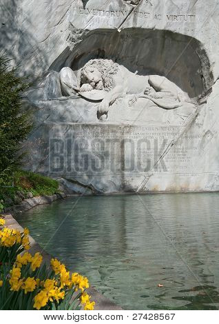 Oroszlán emlékmű, Luzern, Svájc