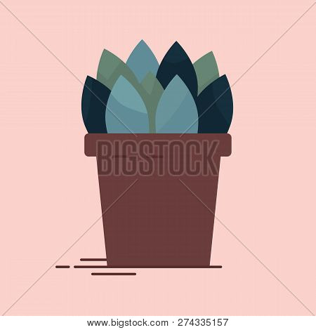 Vector Collection Of An Indoor Flower In Pot