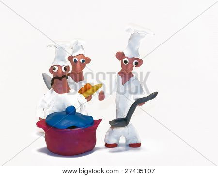 gay chef preparano cena