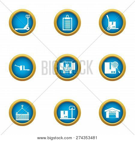 Deliver The Payload Icons Set. Flat Set Of 9 Deliver The Payload Icons For Web Isolated On White Bac
