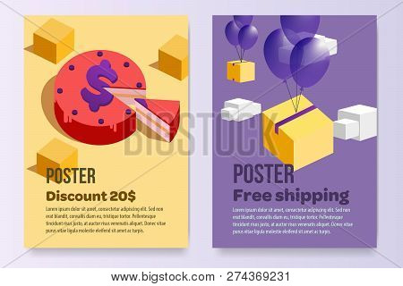 Posters Set Promotion A4 Paper Afisha Sell Stock