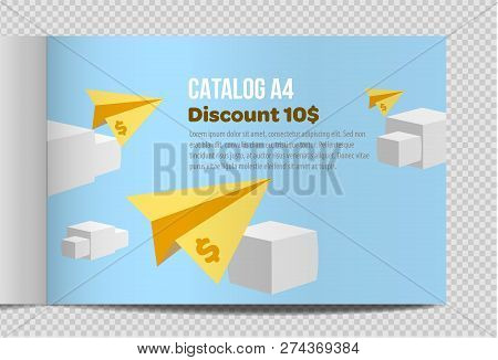 Fast Vector Catalog A4 Sheet Illustration Promotion