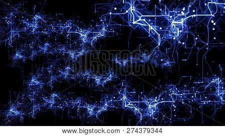 Plazma Meshwork Of Twisting Lightings