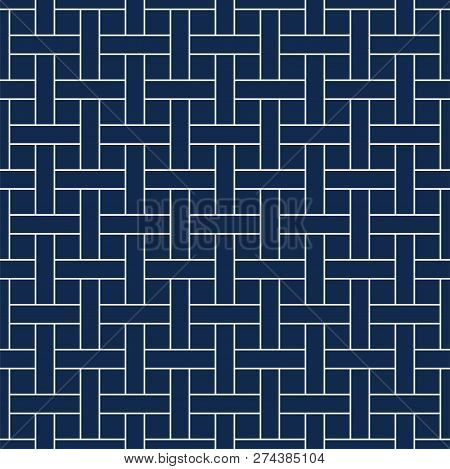 Vector Decorative Background - Simple Samless Gepmetric Pattern