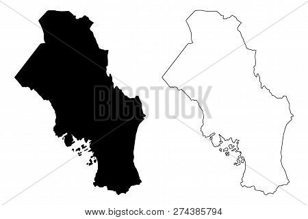 Oslo (administrative Divisions Of Norway, Kingdom Of Norway) Map Vector Illustration, Scribble Sketc