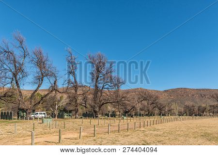 Kromrivier, South Africa, August 24, 2018: The Camping Area At Kromrivier Cederberg Park, A Holiday 