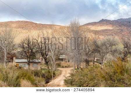 Kromrivier, South Africa, August 25, 2018: Chalets At Kromrivier Cederberg Park, A Holiday Resort In