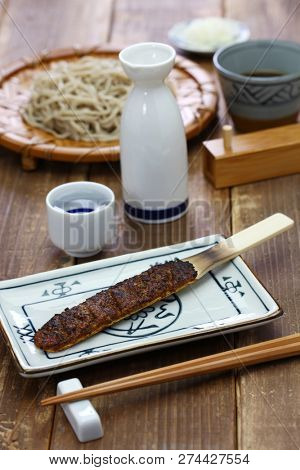 soba miso, burnt miso(soybean paste) with roasted buckwheat seeds, japanese food
