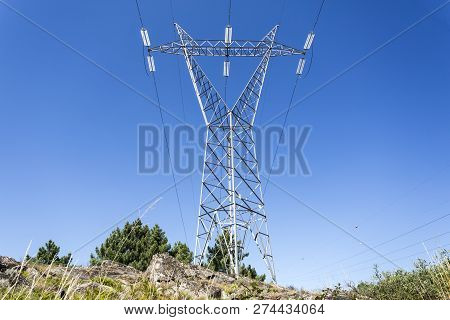 A Transmission Tower, Or Power Tower Or Electricity Pylon Is A Tall Structure, Usually A Steel Latti