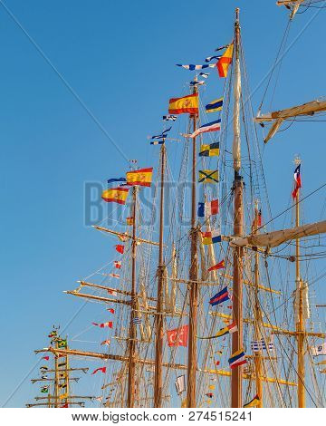 Sailing Ship Naval School Masts