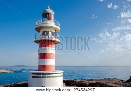 Lighthouse Faro De Arinaga, Gran Canaria, Canary Islands, Spain