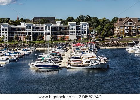 Charlottetown, Prince Edward Island - September 24, 2015: Charlottetown Is The Capital  Canadian Pro