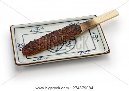soba miso, burnt miso(soybean paste) with roasted buckwheat seeds, japanese food