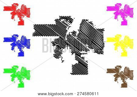 Albuquerque City (united States Cities, United States Of America, Usa City) Map Vector Illustration,
