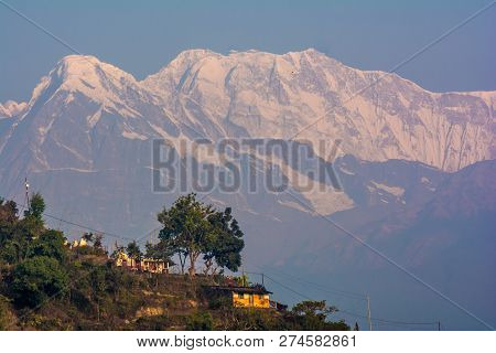 Annapurna Machapuchre (fish Tail) Mountain View From Pokhara