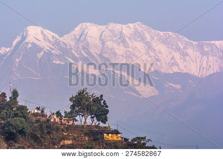 Annapurna Machapuchre (fish Tail) Mountain View From Pokhara