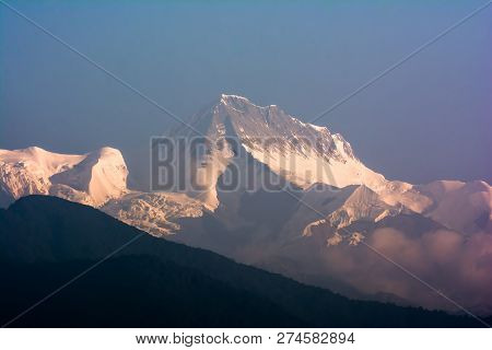 Annapurna Machapuchre (fish Tail) Mountain View From Pokhara