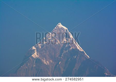 Annapurna Machapuchre (fish Tail) Mountain View From Pokhara