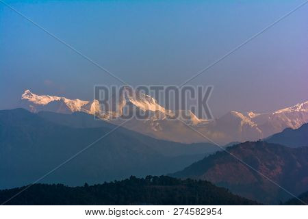 Annapurna Machapuchre (fish Tail) Mountain View From Pokhara