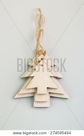 Christmas And New Year's Day Festive Decoration. Flat Lay.