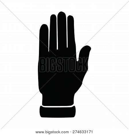 Illustration Of Abstract Black Hands With White Background