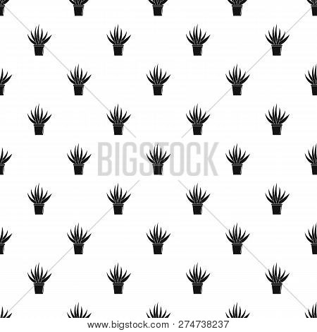Aloe Housepot Pattern Seamless Vector Repeat Geometric For Any Web Design