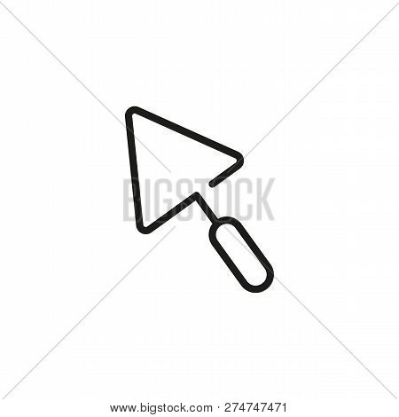 Trowel Line Icon. Job, Design, Industry. Tool Concept. Can Be Used For Topics Like Construction, Ren
