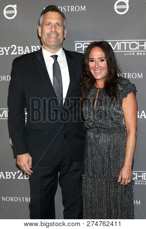 LOS ANGELES - NOV 10:  Mike Morini, Constance Schwartz Morini at the 2018 Baby2Baby Gala at the 3Labs on November 10, 2018 in Culver City, CA