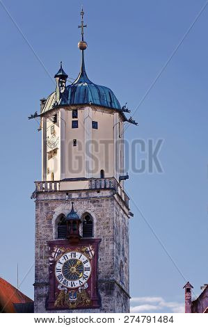 Memmingen Is A City In Bayern/germany With Many Historical Attractions