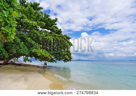 The Beach On The Island Of Koh Kradan. Andaman Sea, Trang Province, Southern Thailand