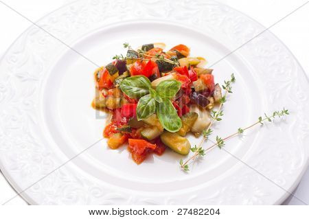  Ratatouille på maträtt