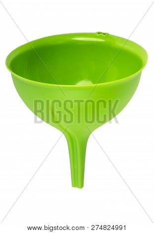 Green Plastic Kitchen Funnel