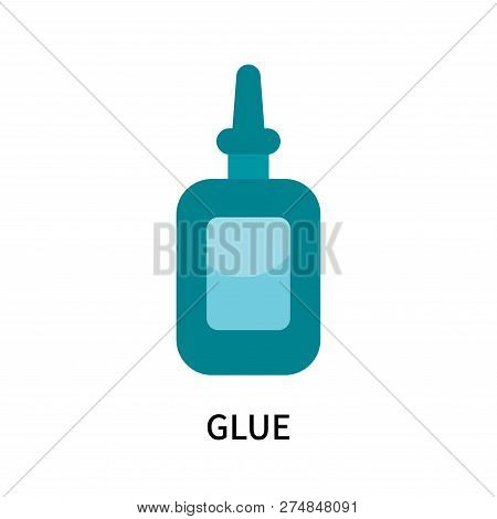Glue Icon Isolated On White Background. Glue Icon Simple Sign. Glue Icon Trendy And Modern Symbol Fo