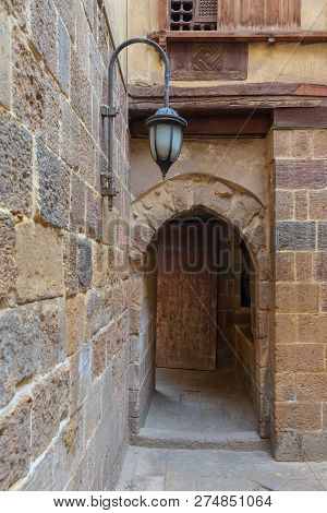 Entrance Of Historic Beit El Set Waseela Building (waseela Hanem House) Leading To The Courtyard Of 
