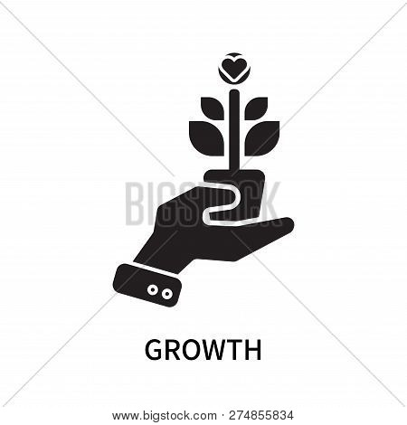 Growth Icon Isolated On White Background. Growth Icon Simple Sign. Growth Icon Trendy And Modern Sym