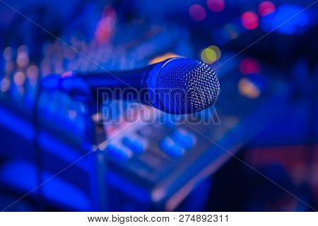 Microphone. Microphone Close-up. A Pub. Bar. A Restaurant. Classical Music. Music