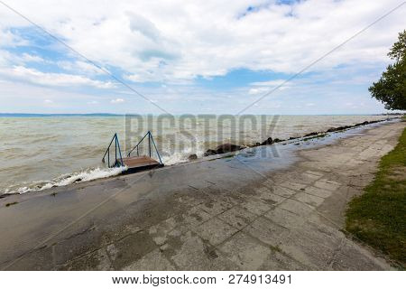 Lake Balaton, freshwater lake in Transdanubian region in western Hungary, the largest lake in Central Europe