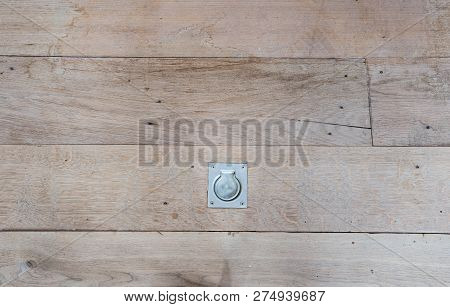 Crawl Space Hatch Wood Floor Texture Home Construction Under House