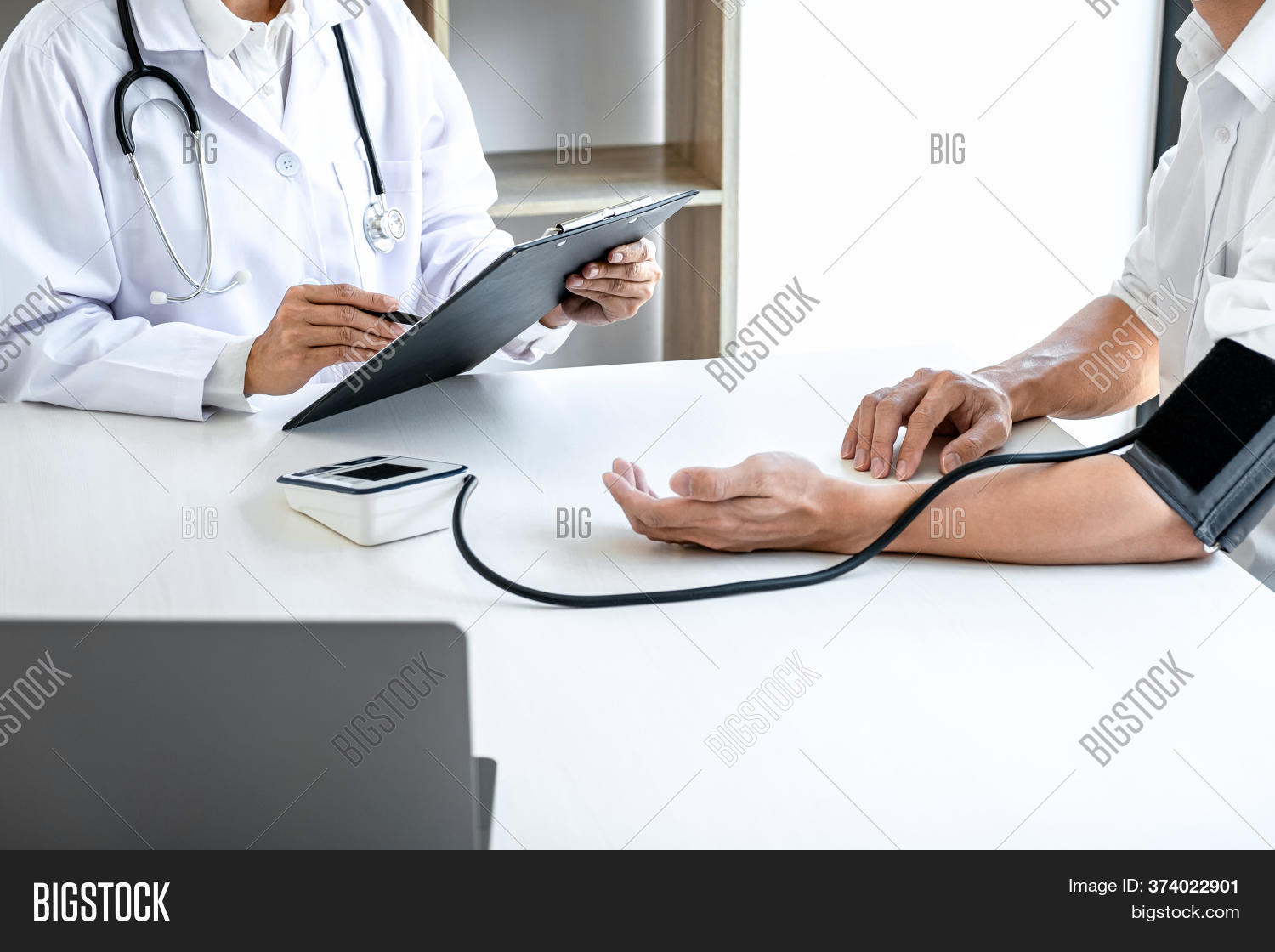 Doctor Being Measuring Image &amp; Photo (Free Trial) | Bigstock